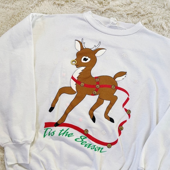 Rudolph the Red Nosed Reindeer Crewneck Sweatshirt - Picture 5 of 12
